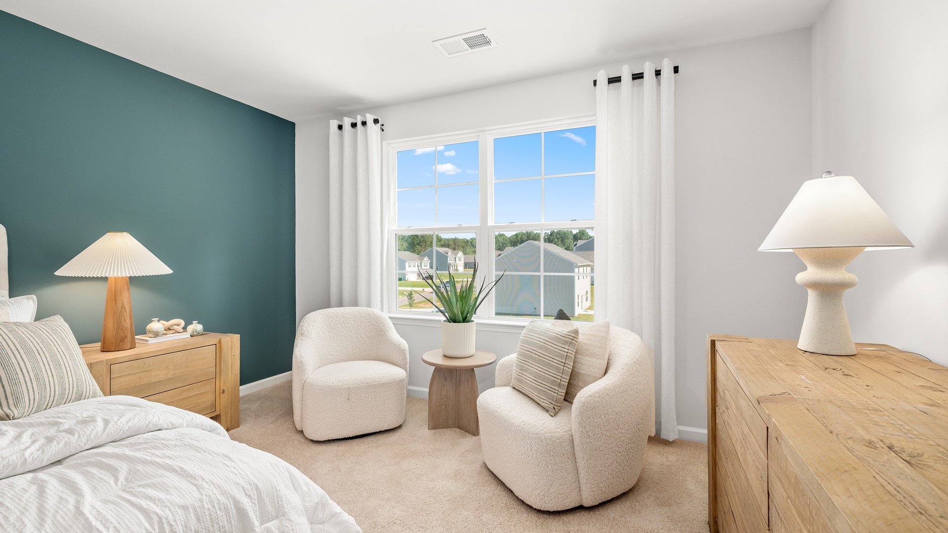 primary bedroom with window