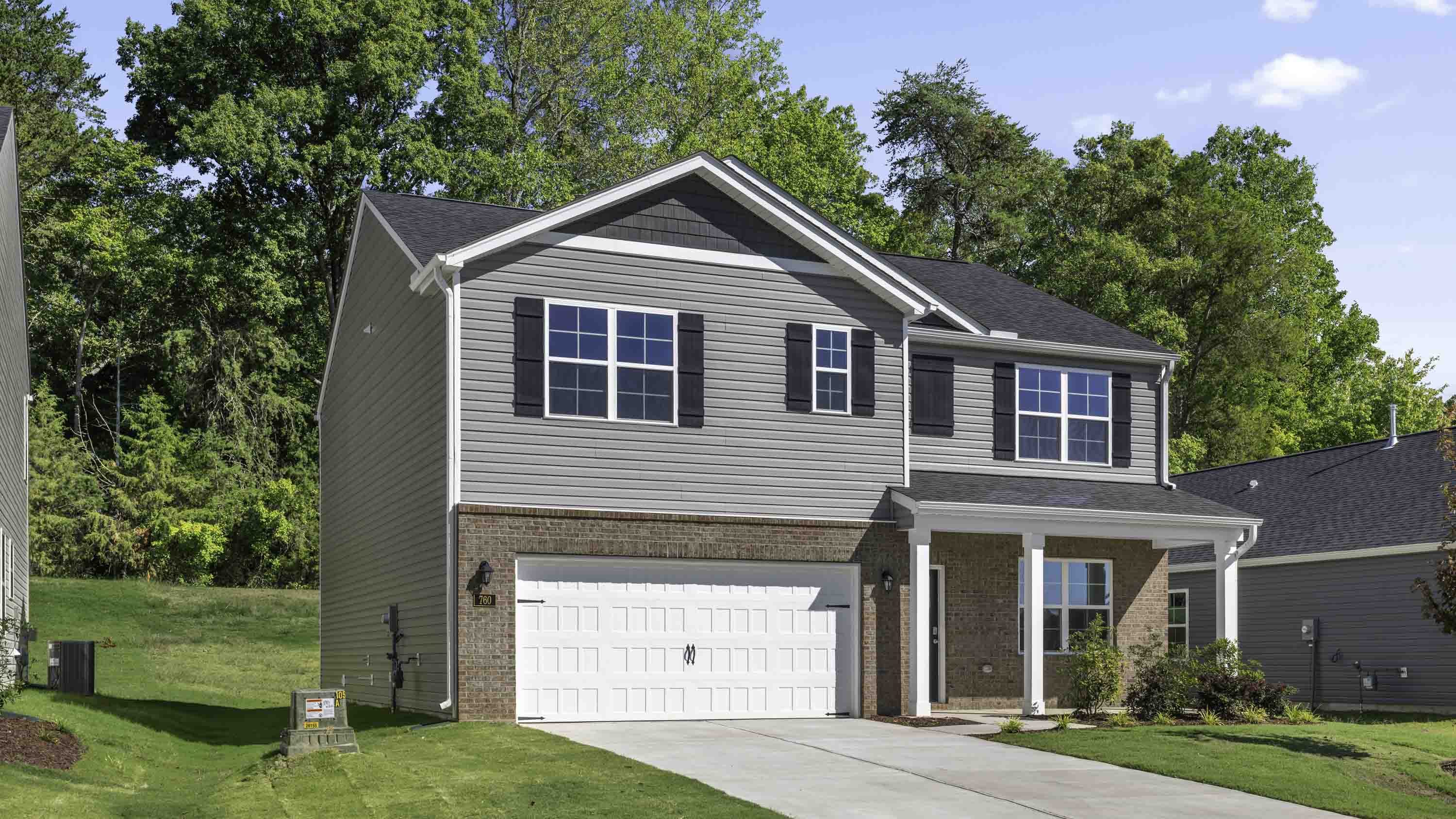 exterior view of actual home