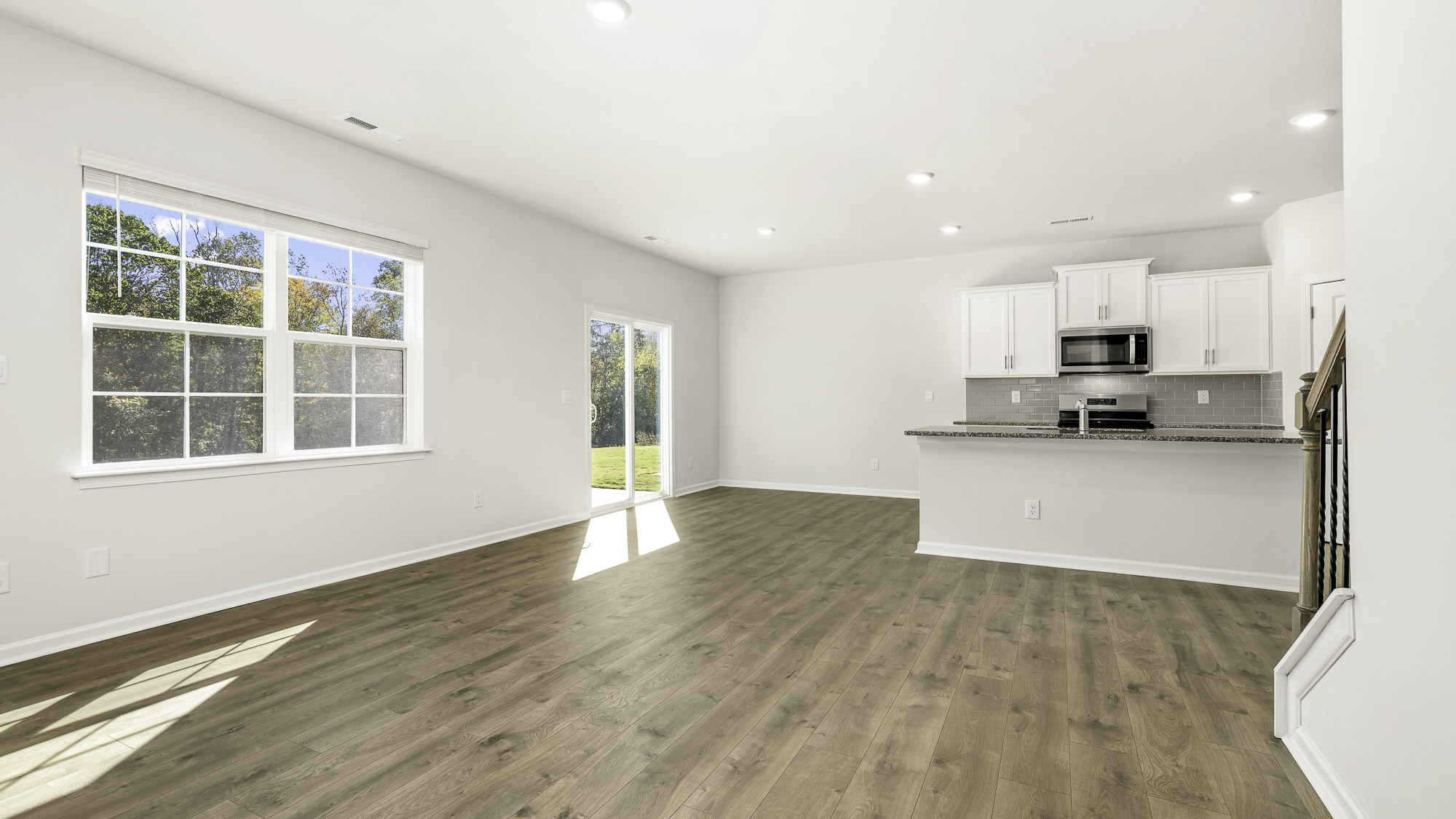 dining area and kitchen
