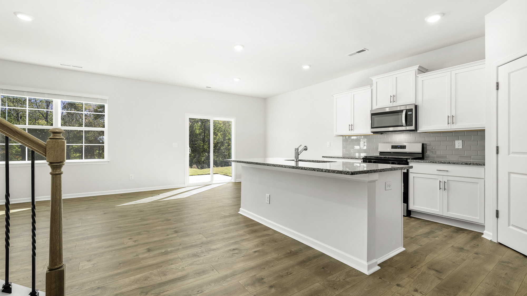 front view of kitchen