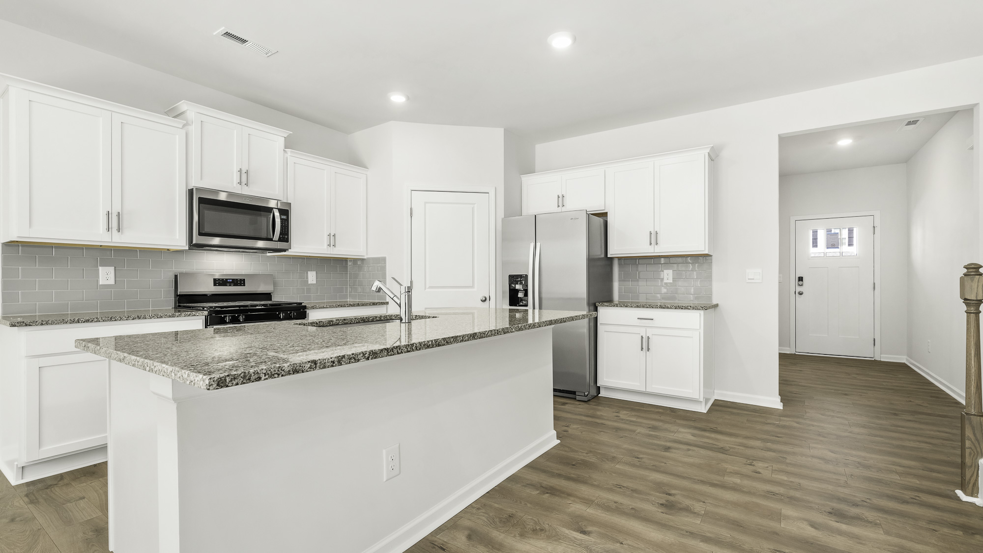 side view of kitchen