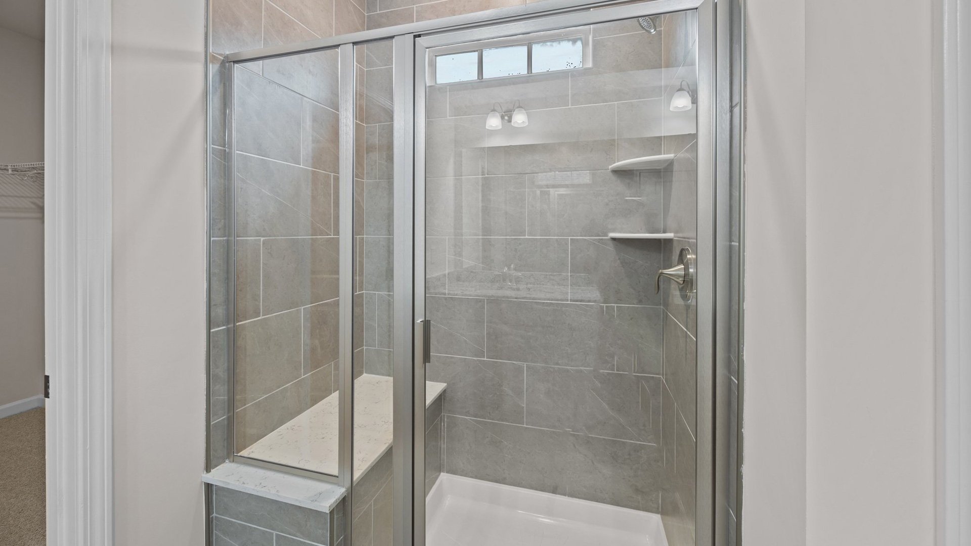 main walk-in shower