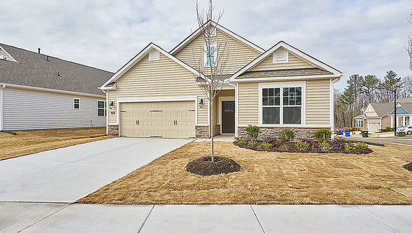 THE CLIFTON 2 STORY 3 BEDROOM 3 BATHROOM 2 CAR GARAGE WITH STONE BRICK EXTERIOR