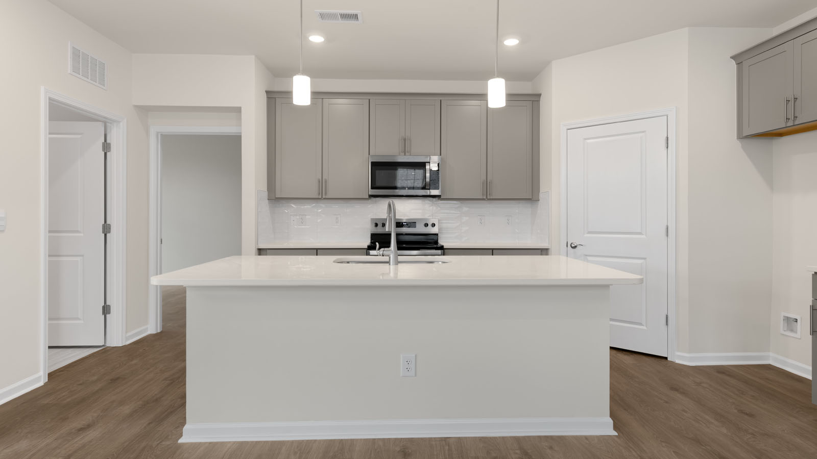 kitchen island front view