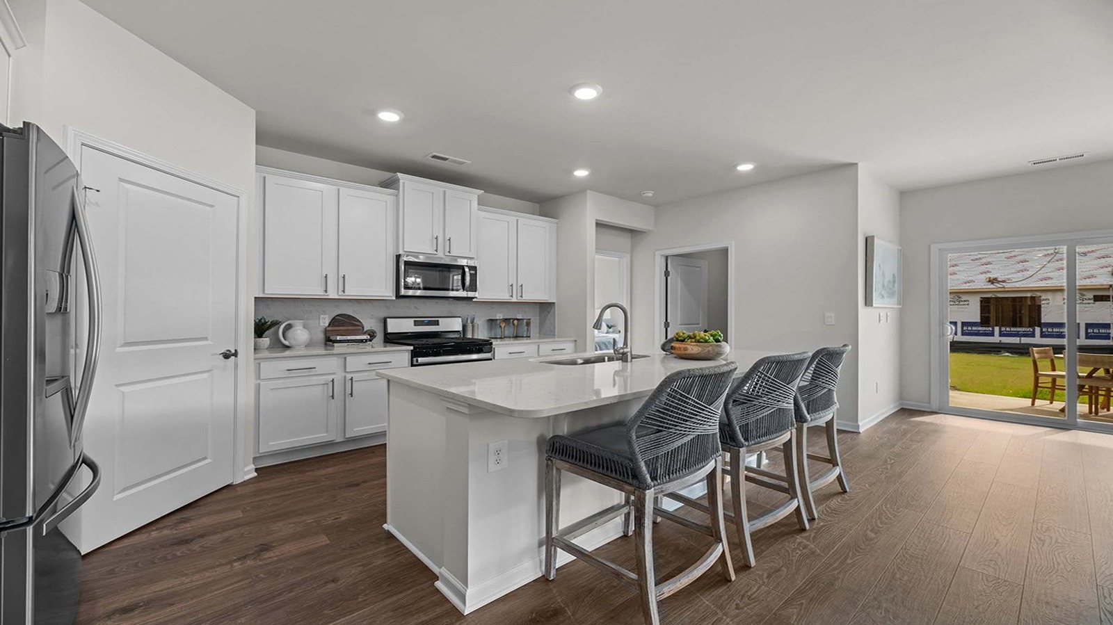kitchen with stainless steel appliances