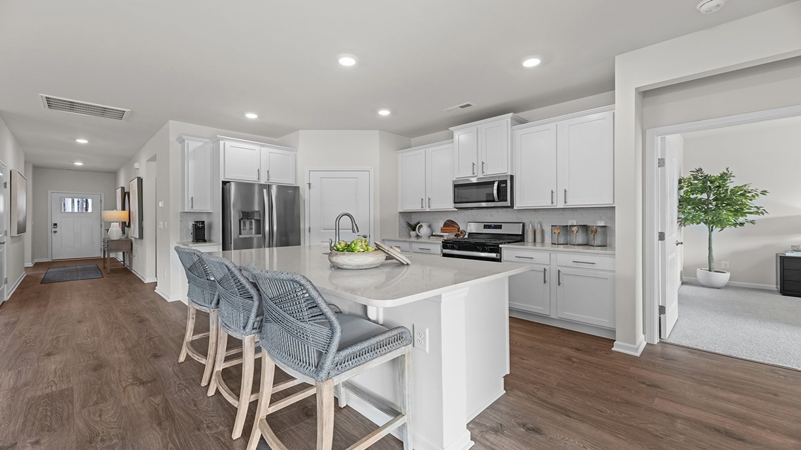 kitchen with stainless steel appliances