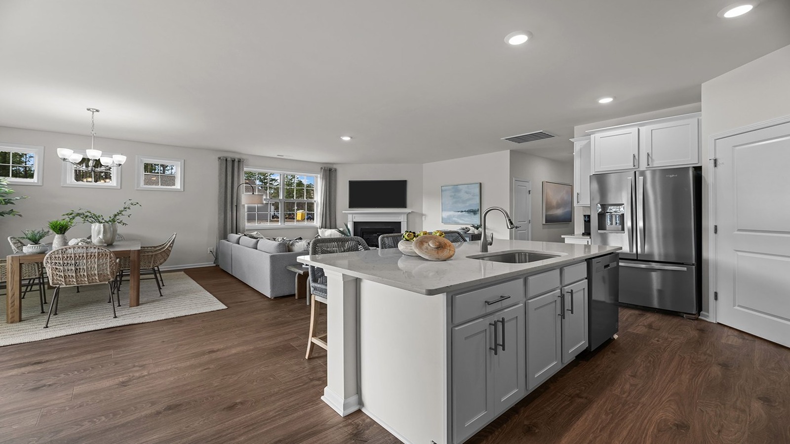 kitchen with stainless steel appliances
