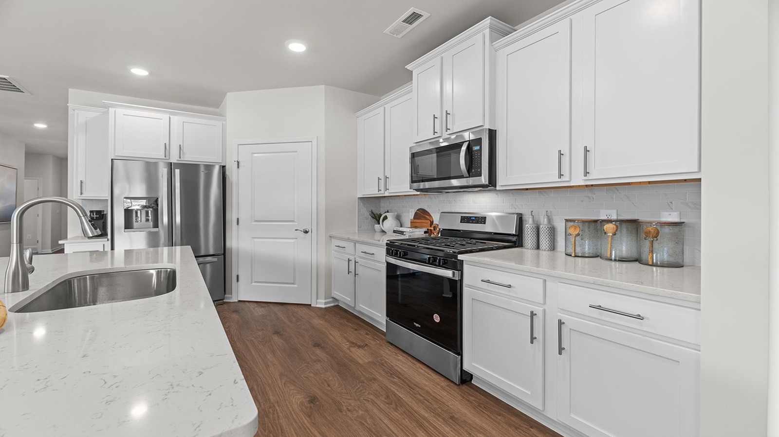 kitchen with stainless steel appliances