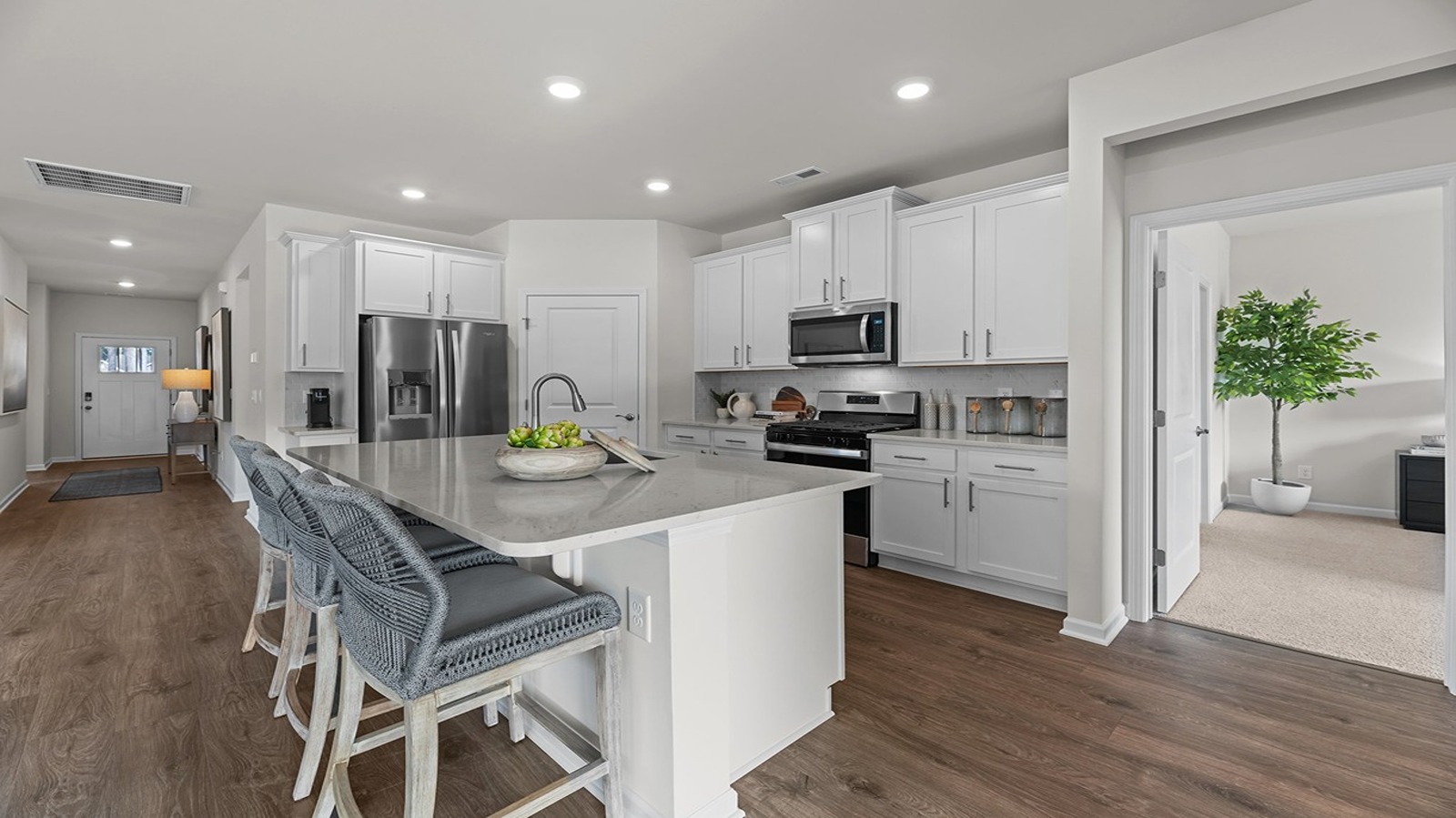 kitchen with stainless steel appliances
