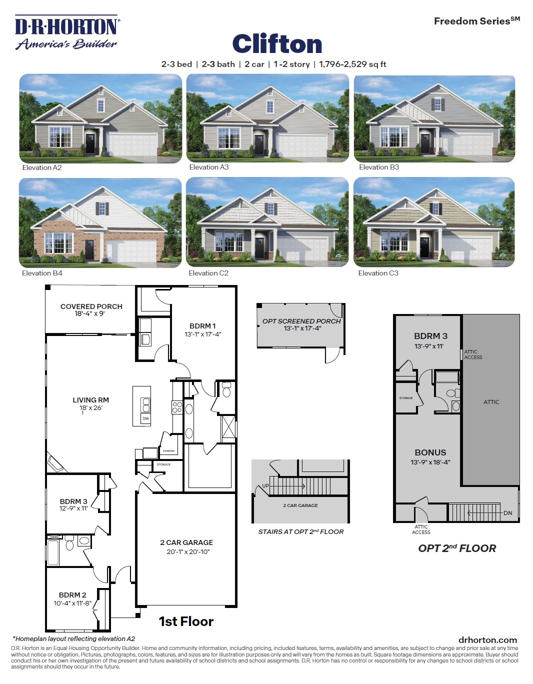 Clifton floorplan