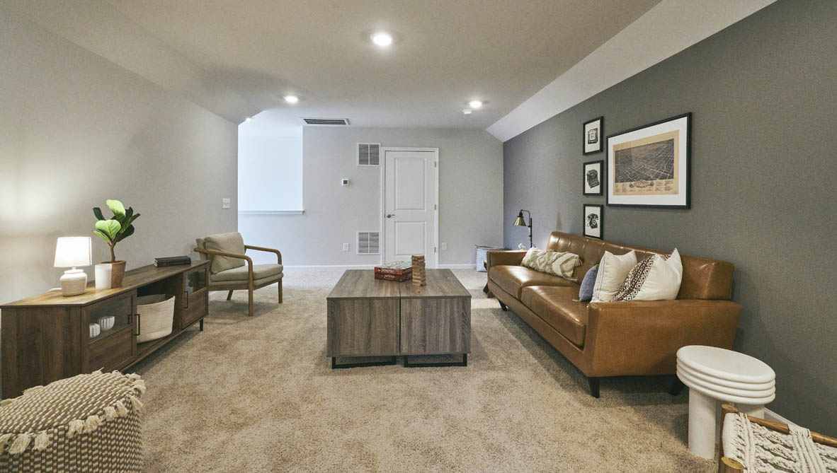 bonus room with carpet