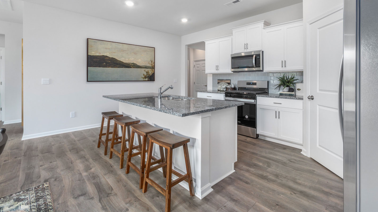 kitchen with stainless steel appliances