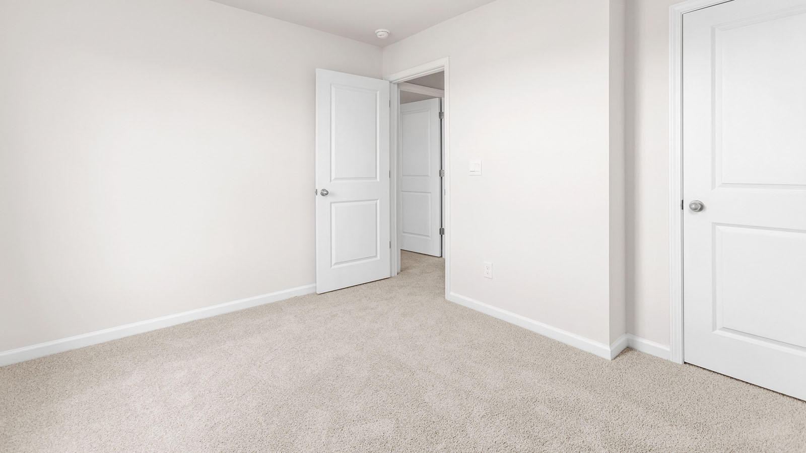 secondary bedroom with closet and carpet