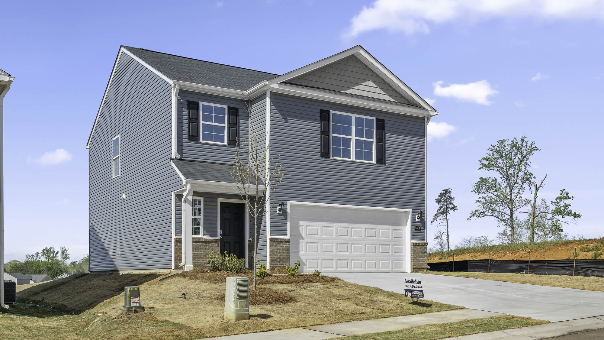 The Darwin featured at Fishel Village offers a 2 story 2 car garage 3 bedroom 2 full bathroom 1 half bathroom single family home