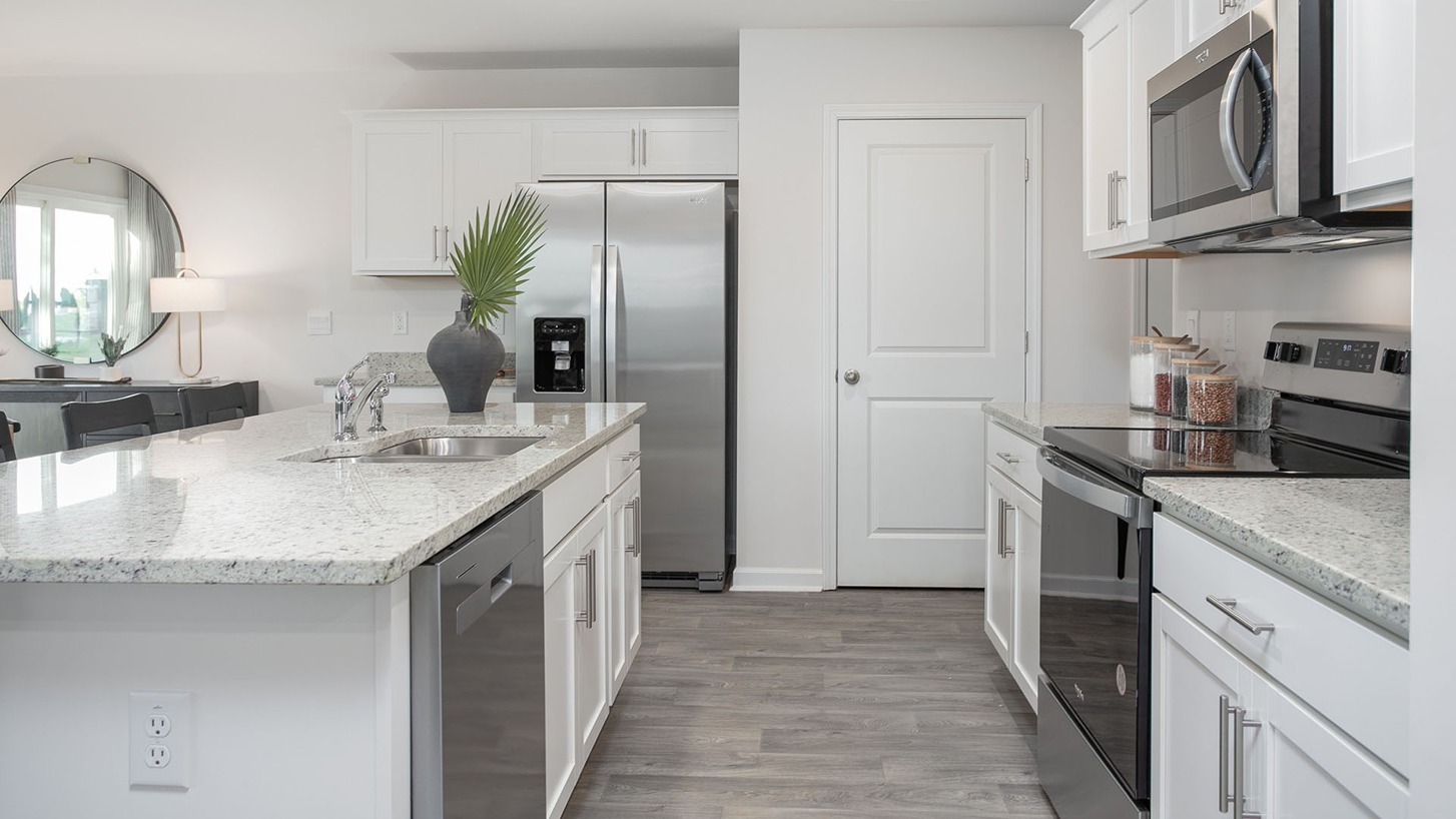 kitchen with stainless steel appliances