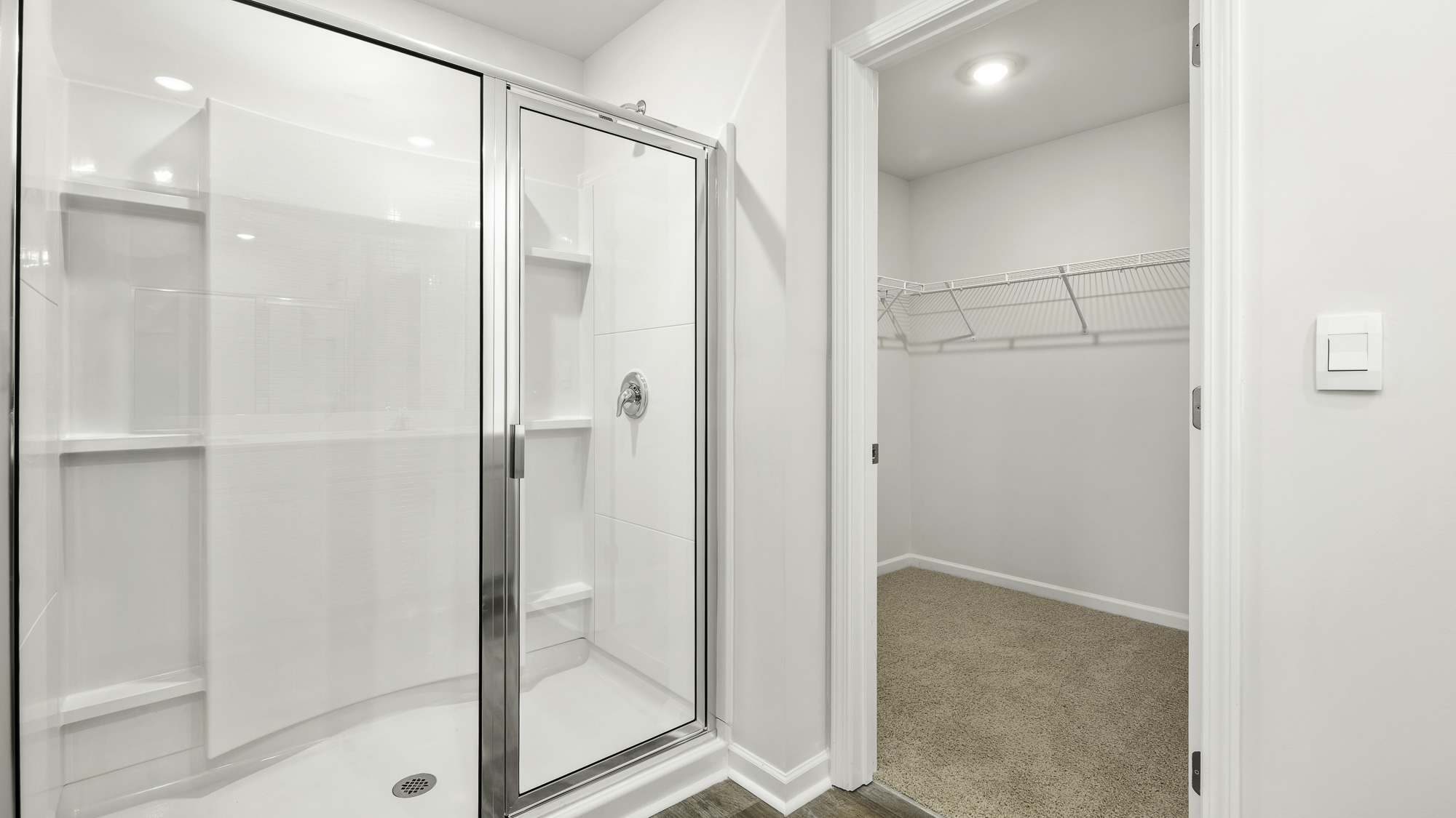 walk in shower