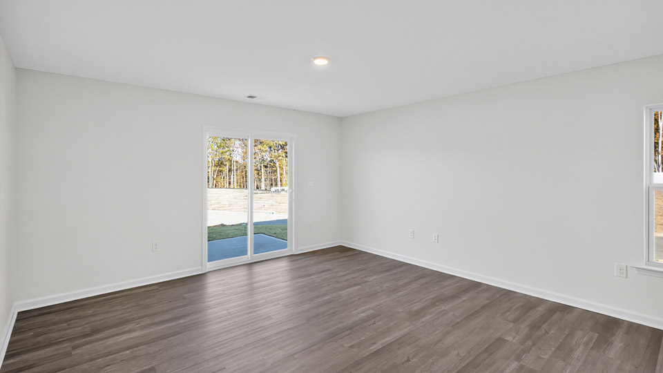 dining area with patio door