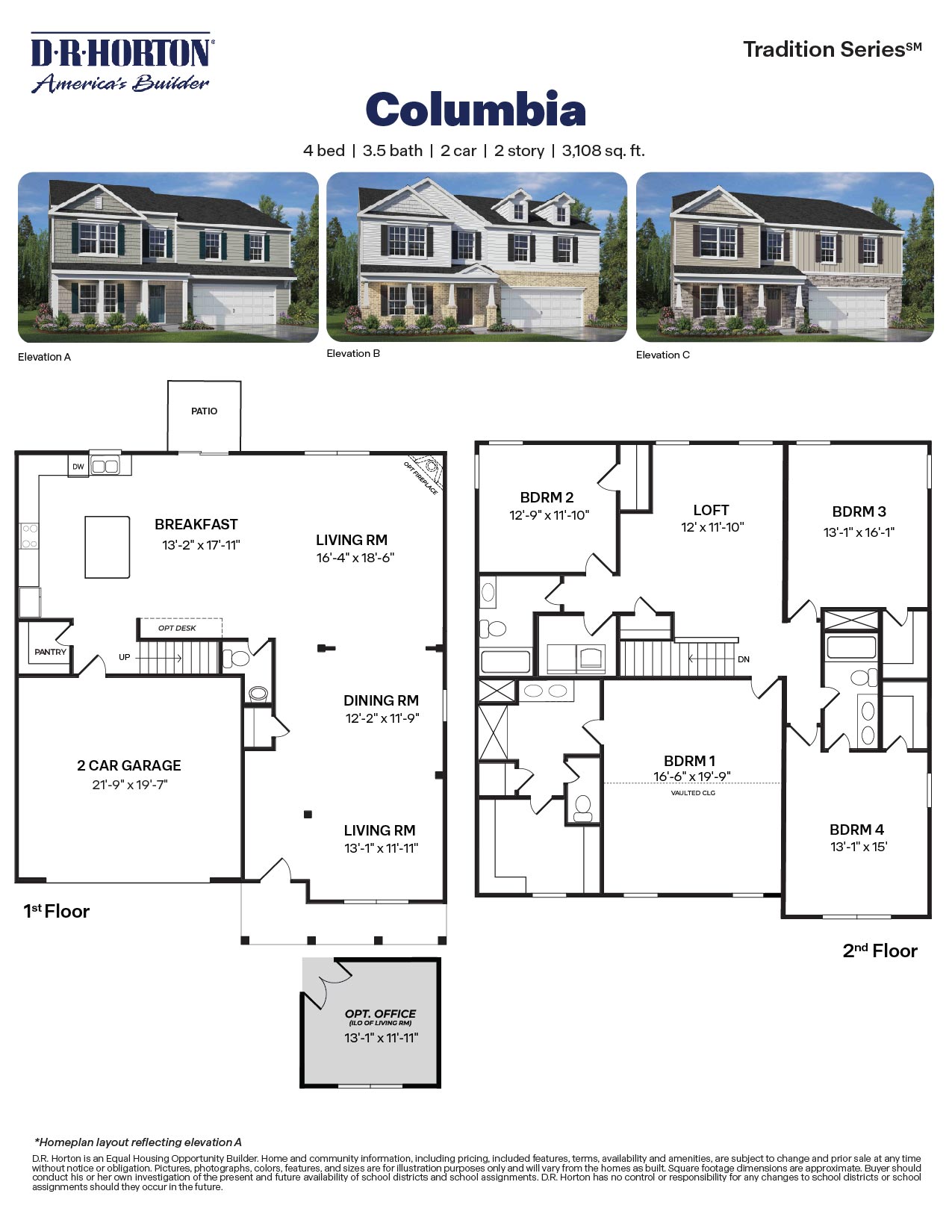 Columbia floorplan