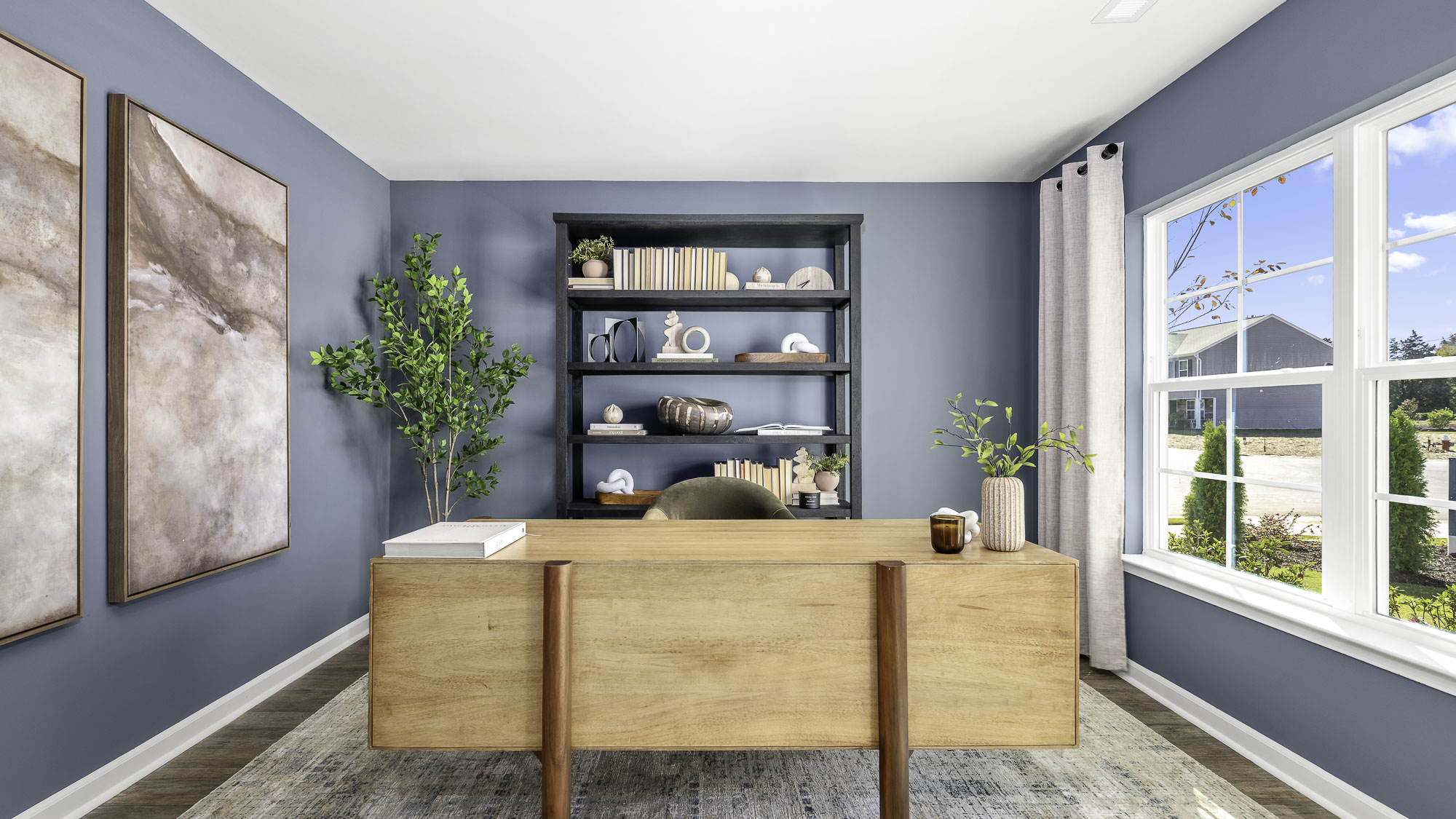 office with french doors