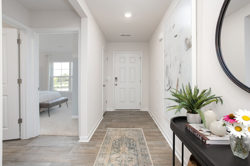 entryway with view of front door