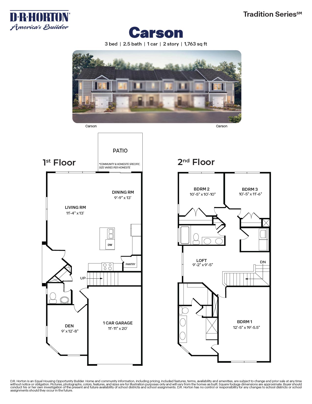 Carson floorplans