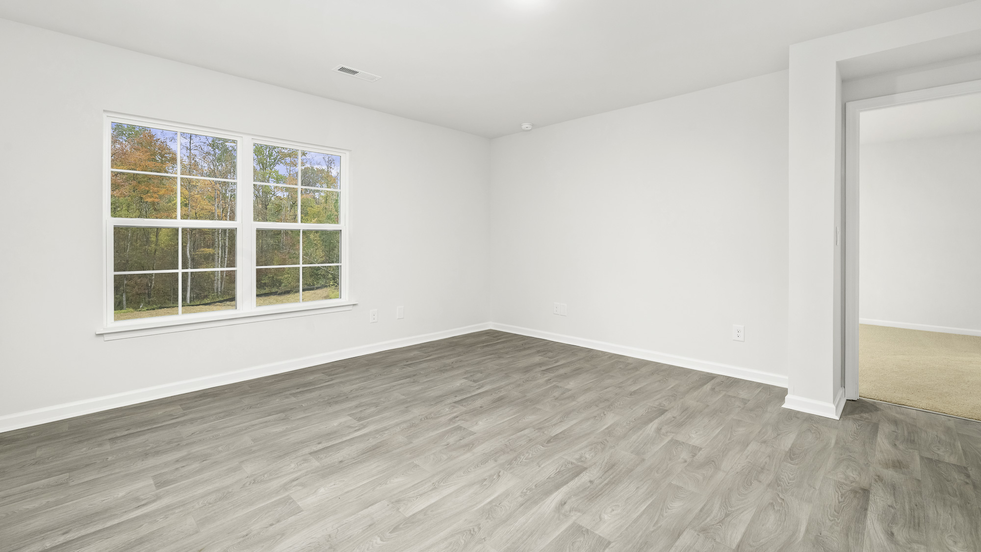 living area and dining area