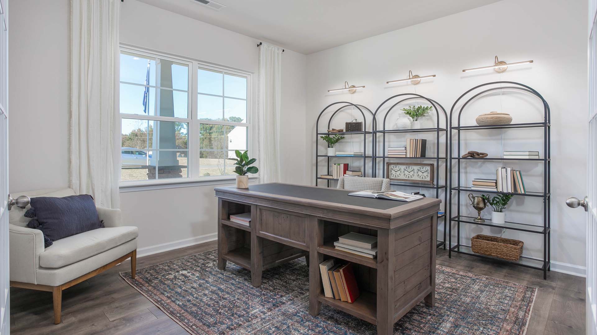 office with french doors