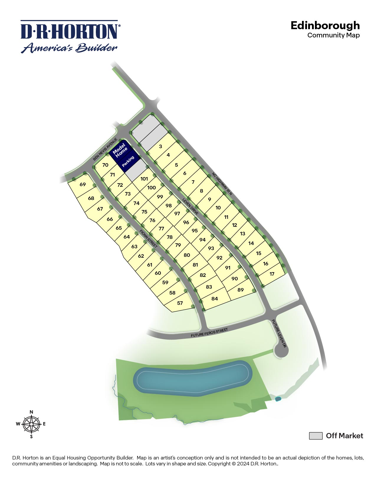 New Homes in Edinborough Gibsonville, NC D.R. Horton