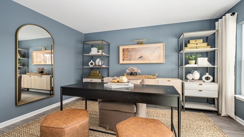office with french doors