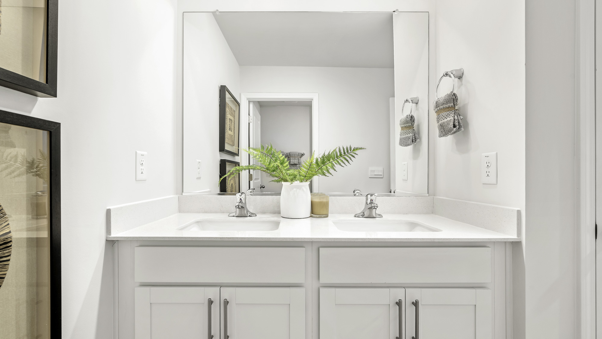 main bath with dual sink