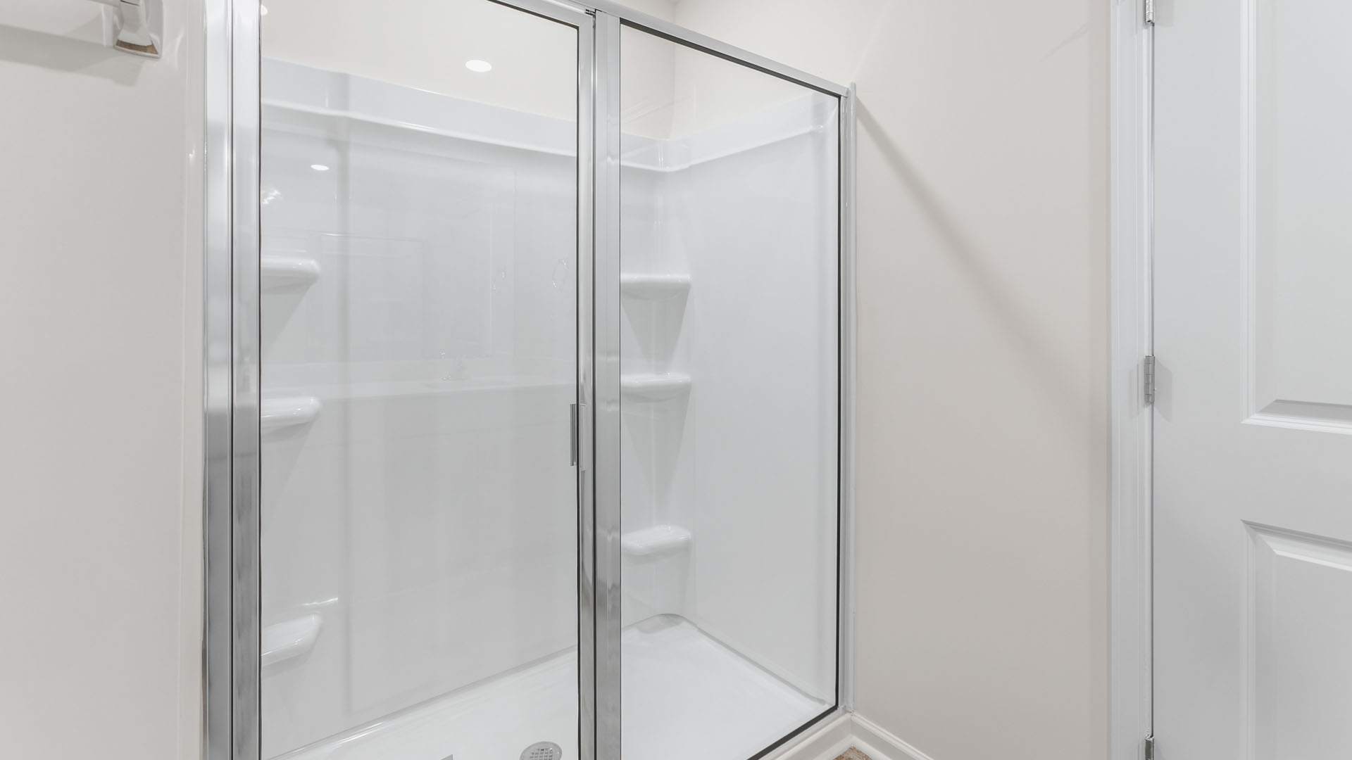 bathroom with walk in shower