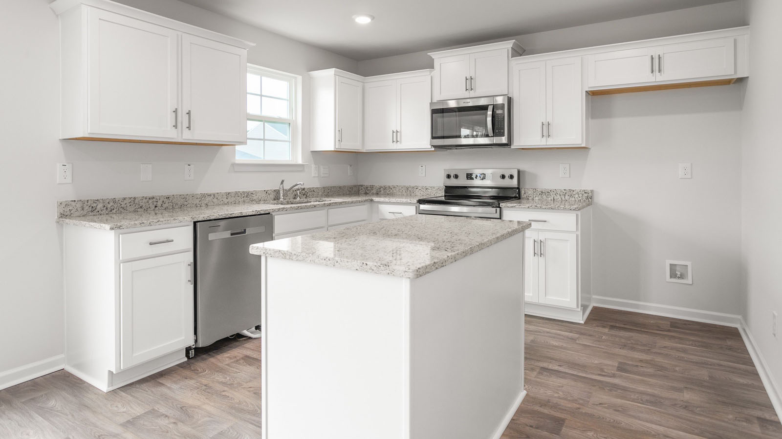 side view of kitchen