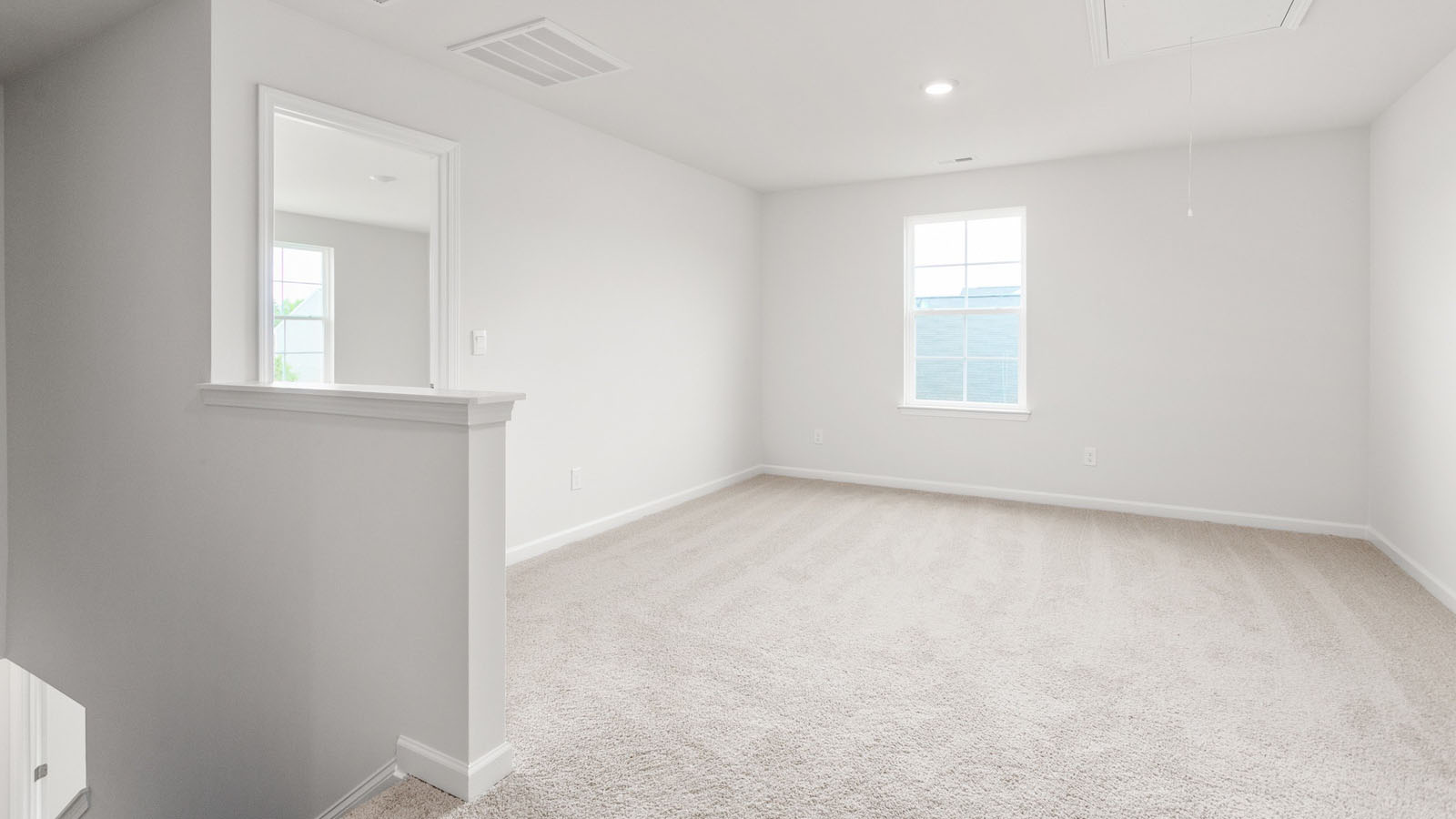 loft located upstairs