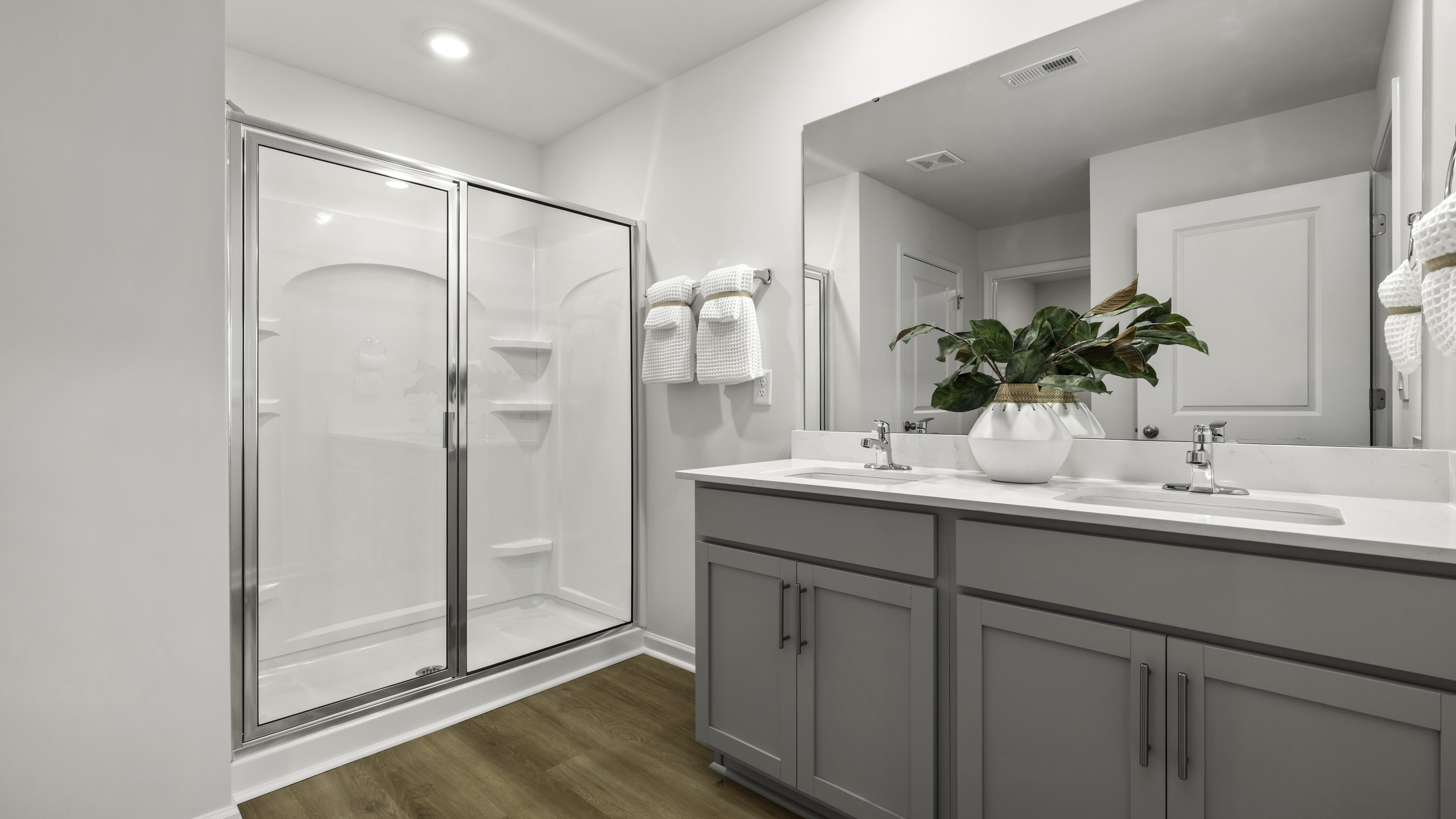 primary bathroom walk in shower