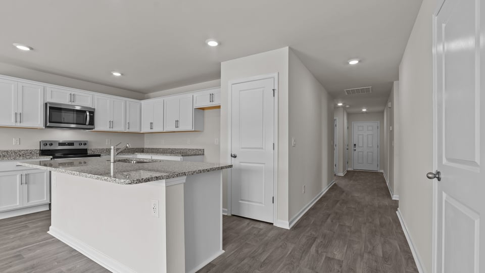 front door entrance and hall