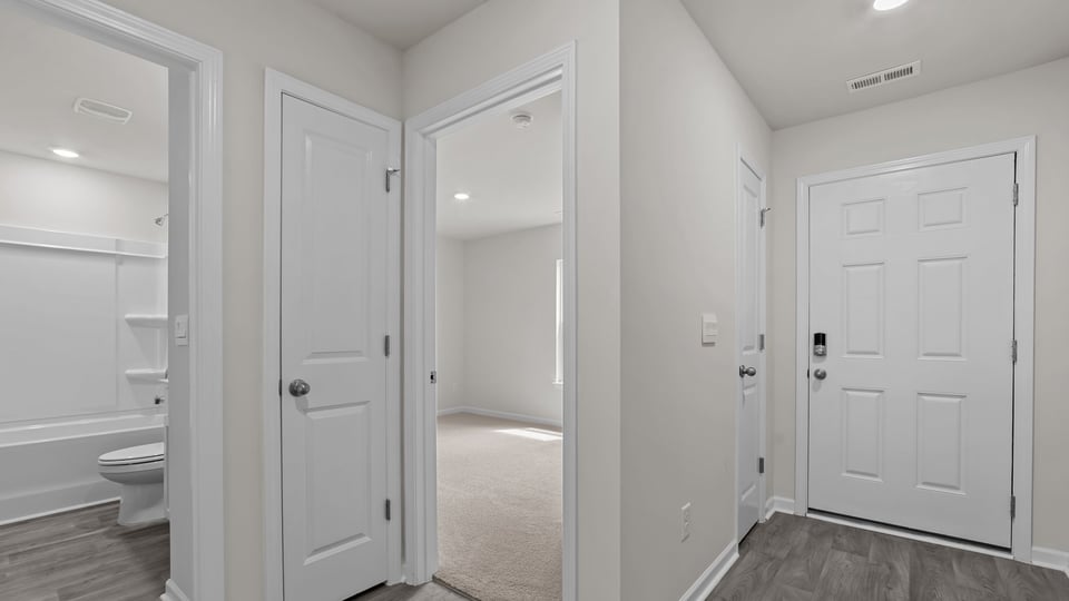 view of front door from entryway
