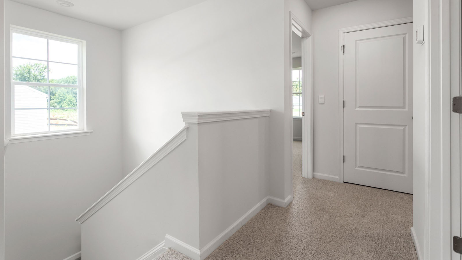 landing located at the top of the stairs