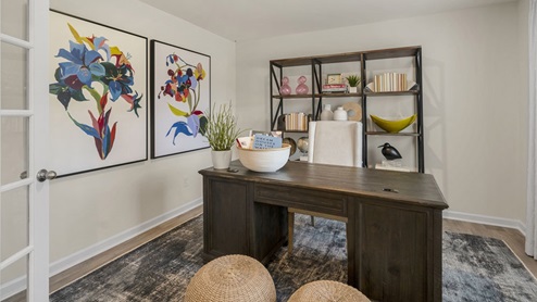 office with french doors