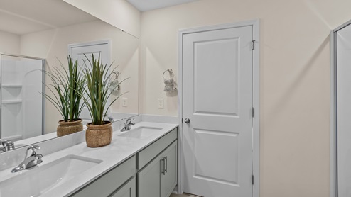 primary shower with walk in shower