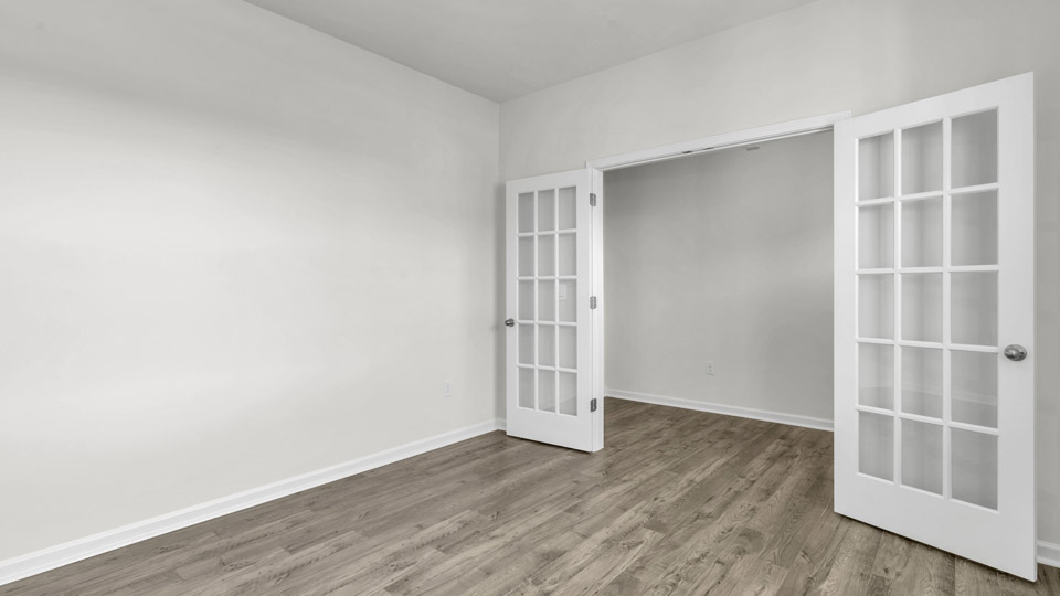 entrance to flex room