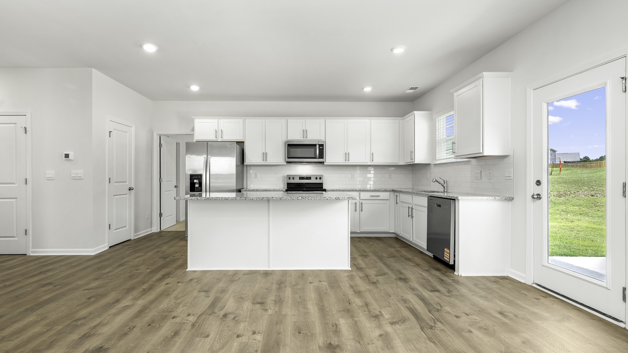 front view of kitchen