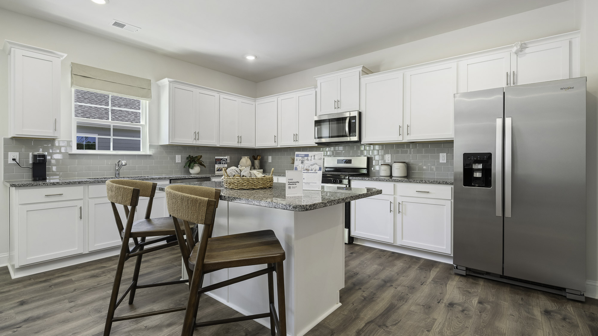 side view of kitchen