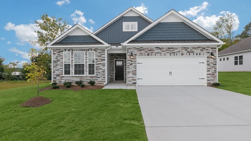 One story ranch home