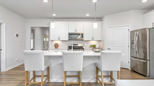 kitchen with island