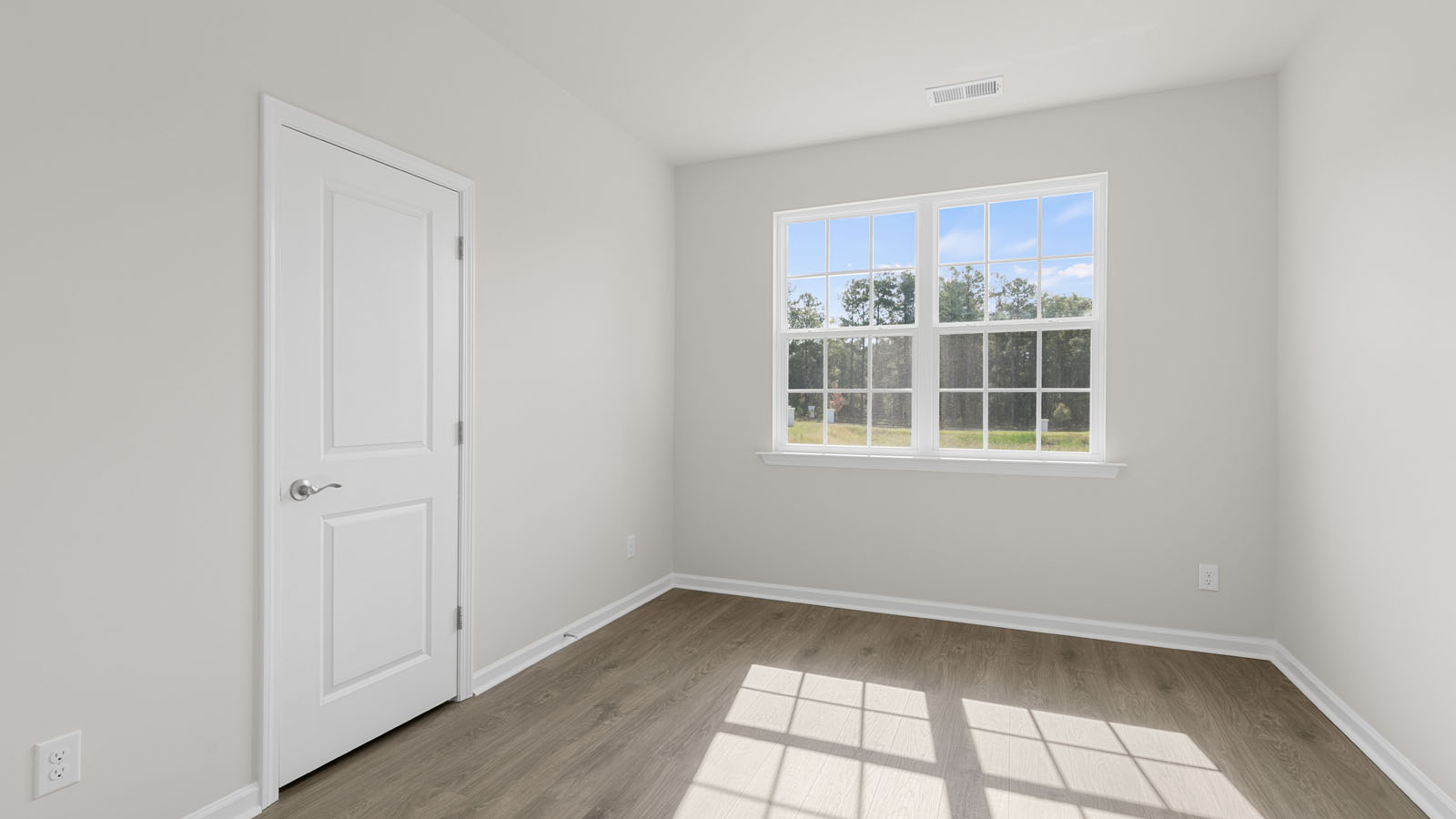room with window and closet