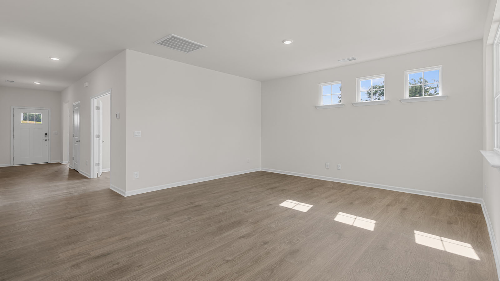 additional view of living room and windows