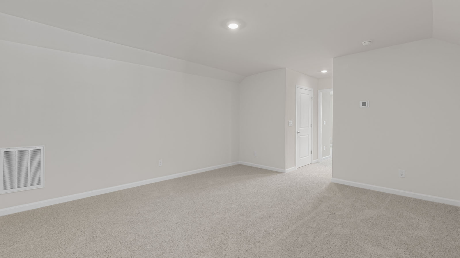 bedroom with carpet