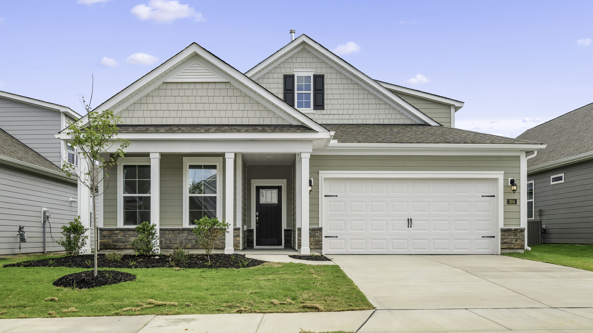 exterior view of actual home