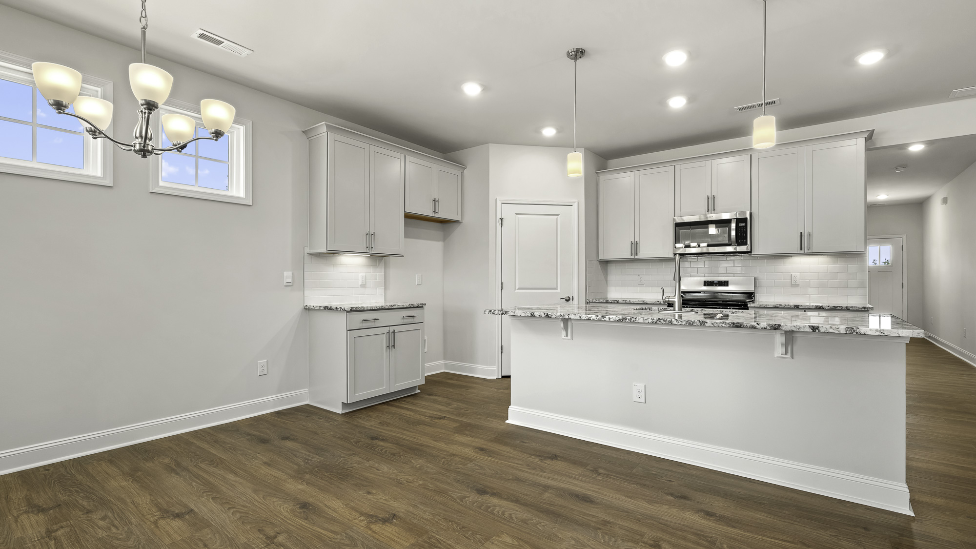 front kitchen view