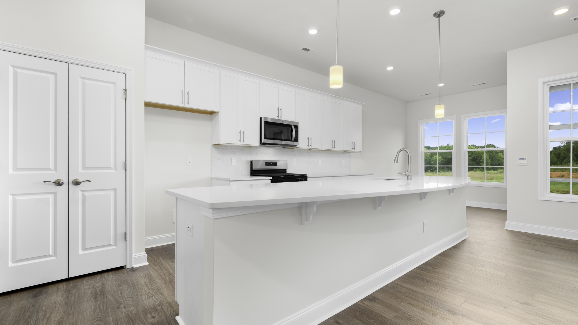 side kitchen view